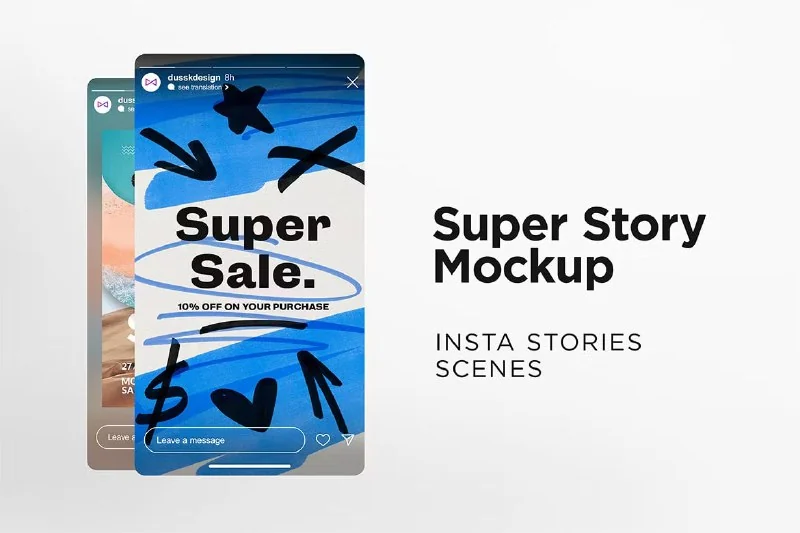 Super story mockup — تصویر ۲