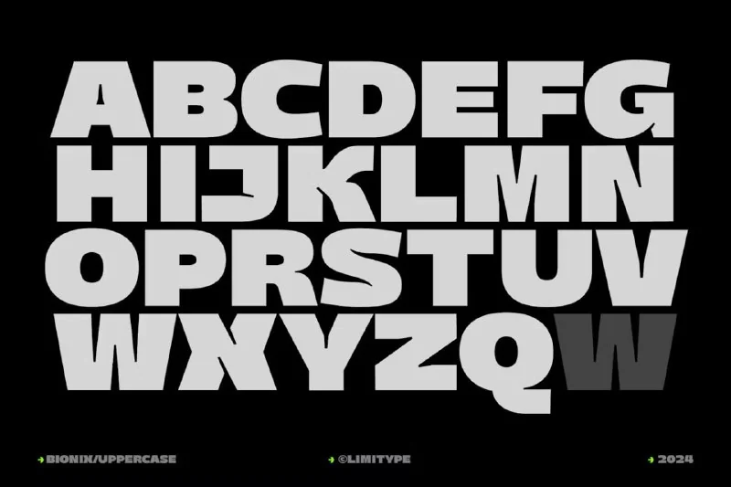 Bionix – Bold Futuristic Font — تصویر ۲