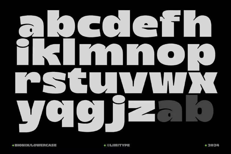 Bionix – Bold Futuristic Font — تصویر ۳