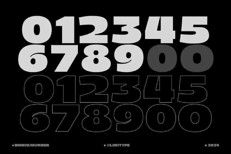 Bionix – Bold Futuristic Font — تصویر ۴