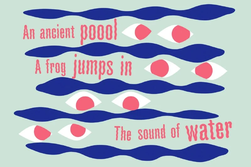 Poool | Wobbly font by — تصویر ۸