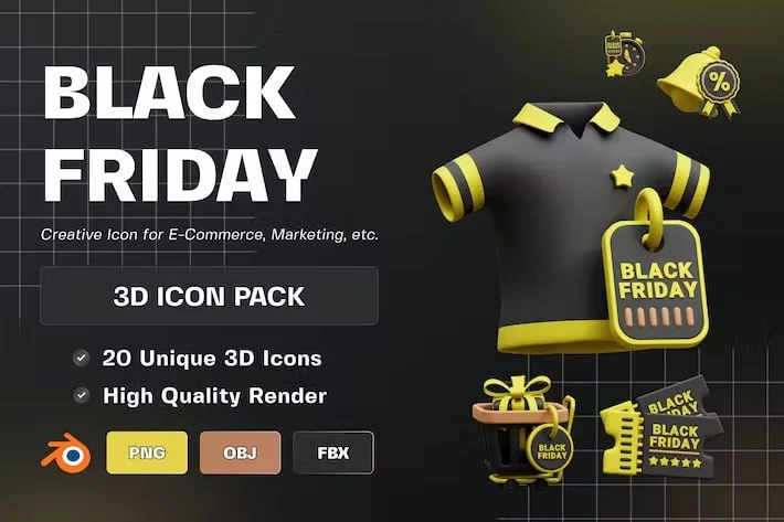 Format: png, obj, fbx, blender — تصویر ۱
