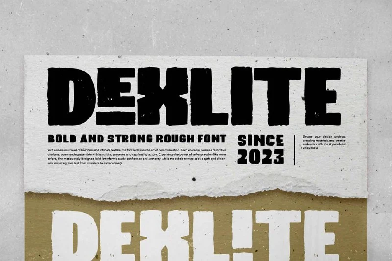 Dexlite font🚀 — تصویر ۱