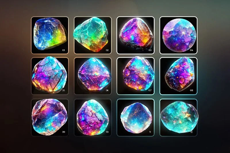 3D Gems & Crystals Collection by — تصویر ۳