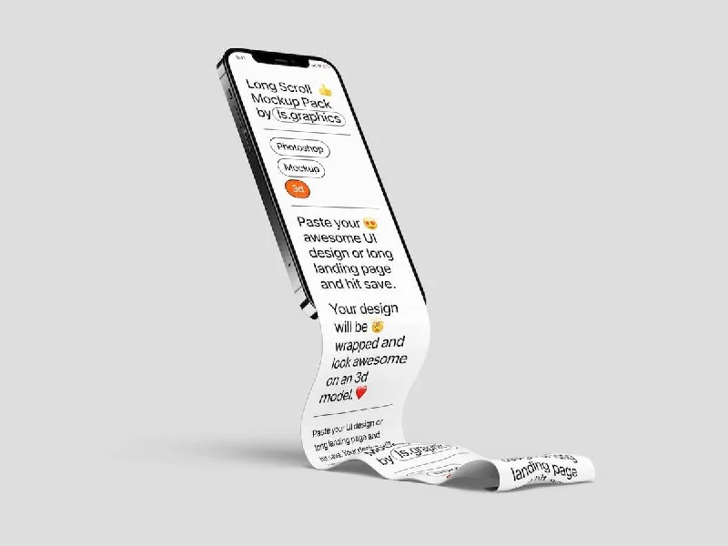 Long Scroll Mockups by ls.graphics — تصویر ۶