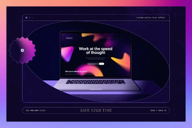 BLURRY GRADIENT SHAPES COLLECTION 👏 — تصویر ۲