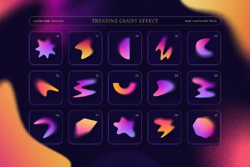 BLURRY GRADIENT SHAPES COLLECTION 👏 — تصویر ۶