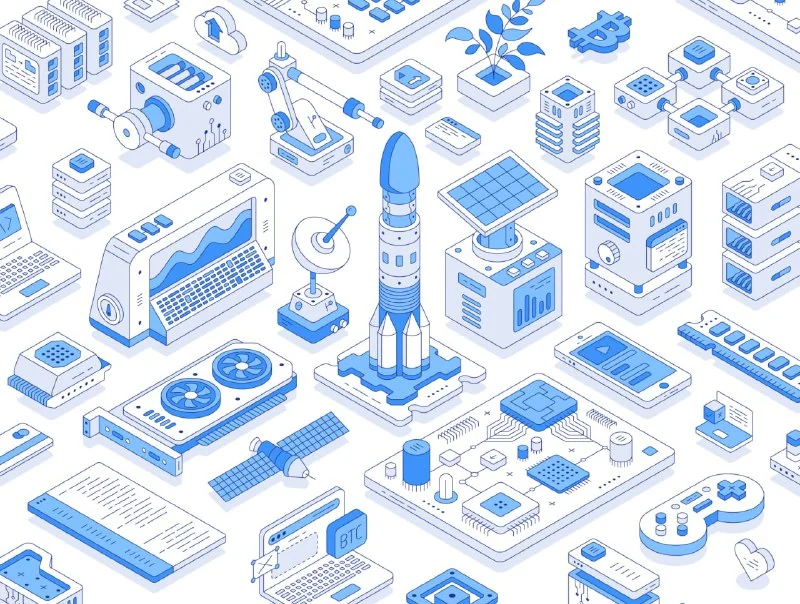 Outline Isometric Illustration Set by UI8 — تصویر ۶