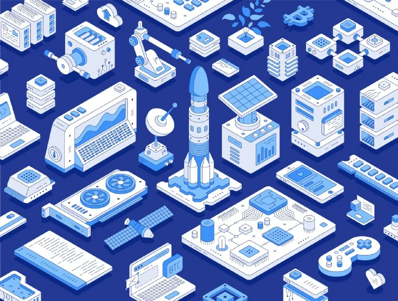 Outline Isometric Illustration Set by UI8 — تصویر ۷