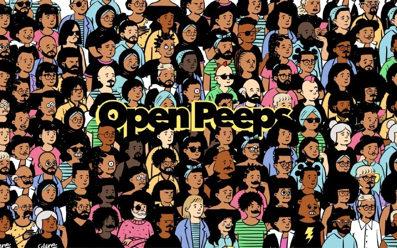 Open Peeps Illustrations Pack by Pablo Stanley — تصویر ۱