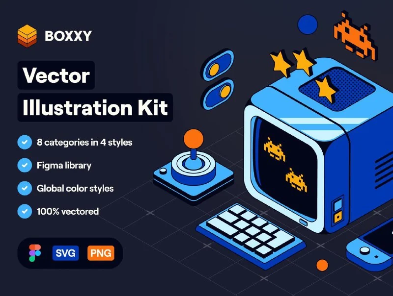 BOXXY: Vector Illustration Kit — تصویر ۱