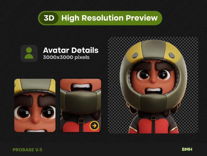 Hobbies 3D Avatars Illustration by Moehzack — تصویر ۳
