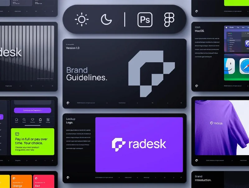 Brand Guidelines Template Radesk () — تصویر ۱