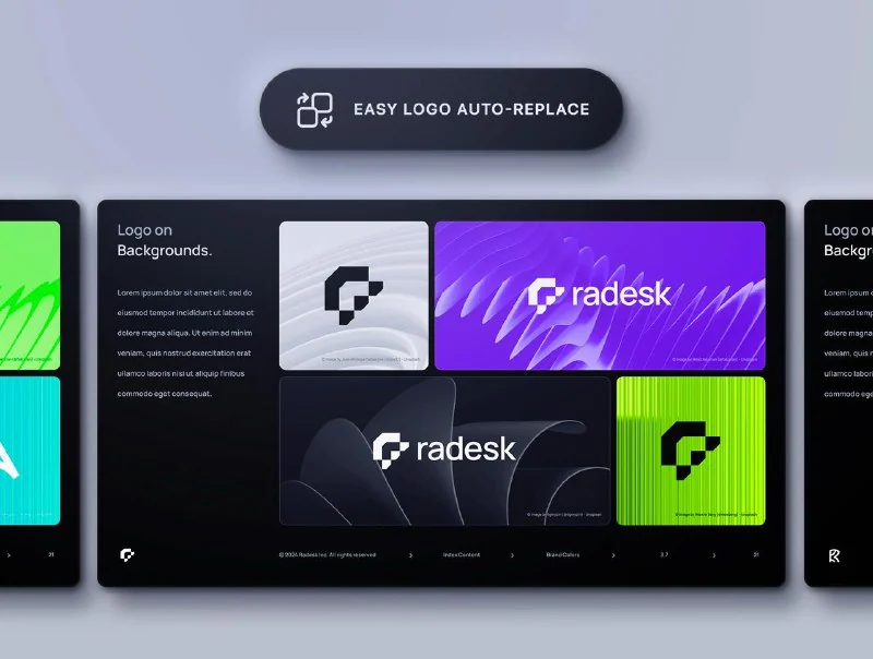 Brand Guidelines Template Radesk () — تصویر ۷