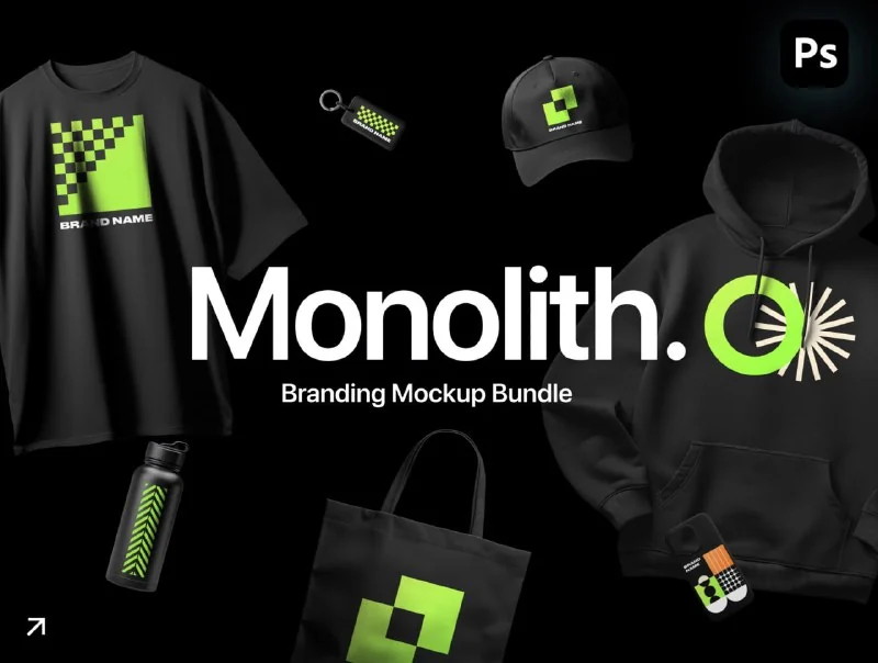 Monolith – Branding Mockup Bundle — تصویر ۶