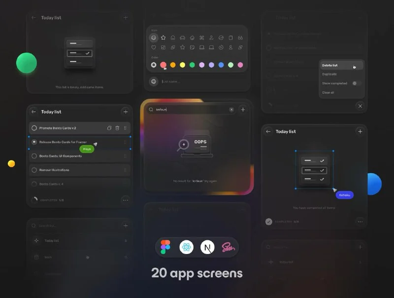Bento Cards: Multipurpose — تصویر ۳