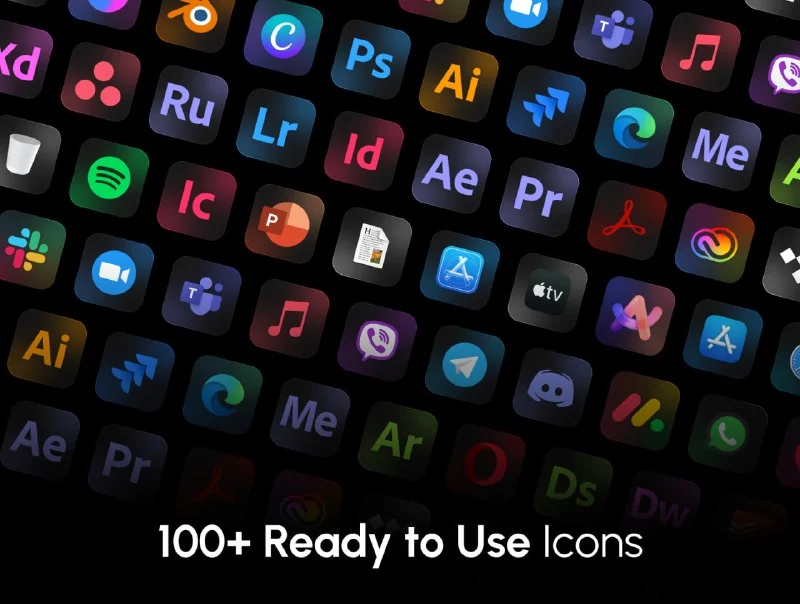 100 ready to use icons