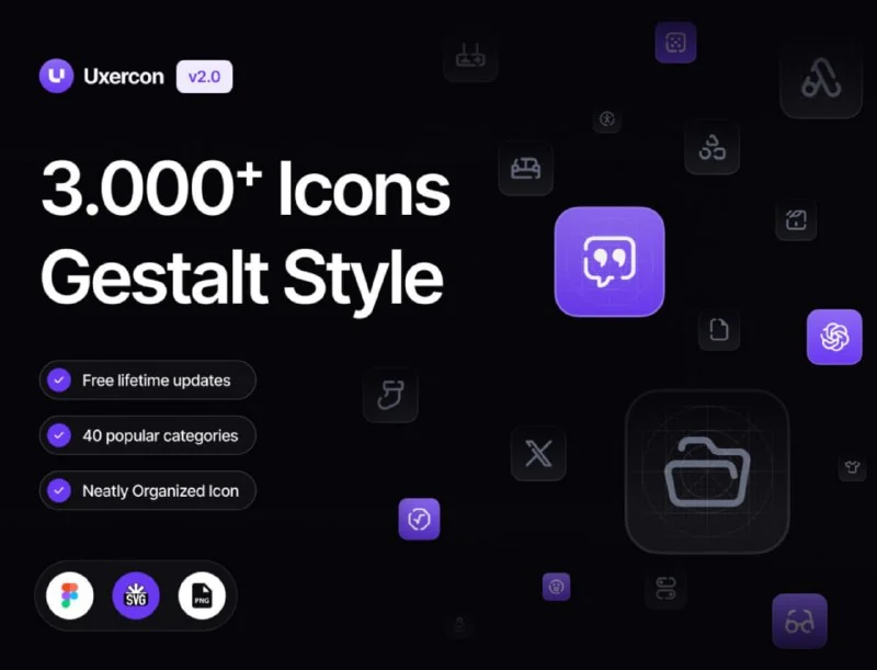 3.000 Icons Gestalt Style — تصویر ۱