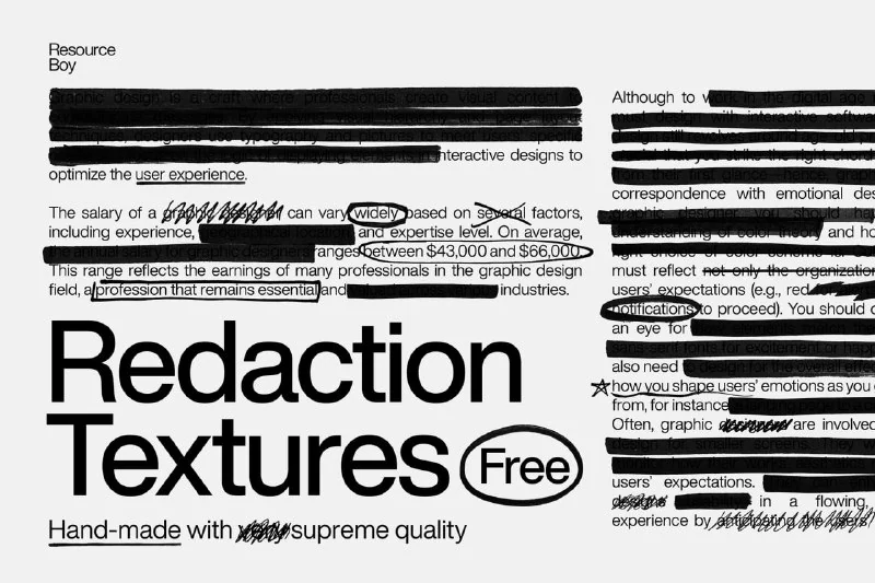 200+ REDACTION TEXTURES — تصویر ۱