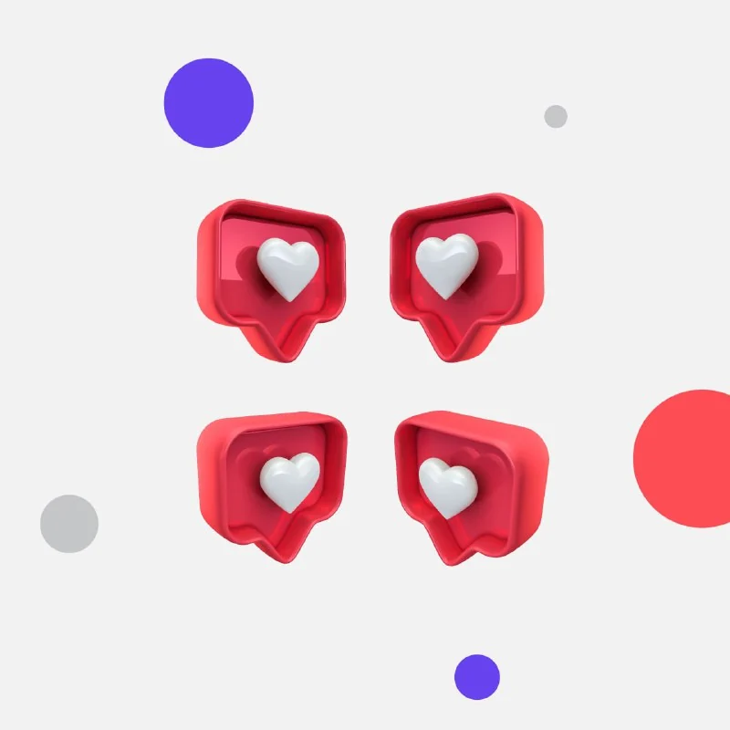 3d instagram likes — تصویر ۲