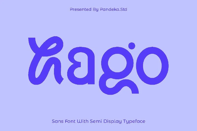 Hago – Playful Sans by Pandeka Studio — تصویر ۱