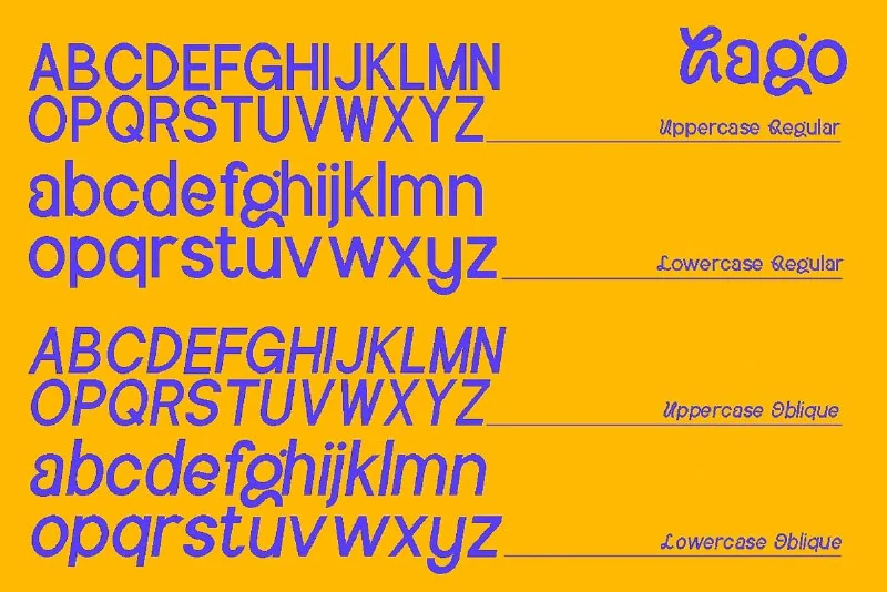 Hago – Playful Sans by Pandeka Studio — تصویر ۹