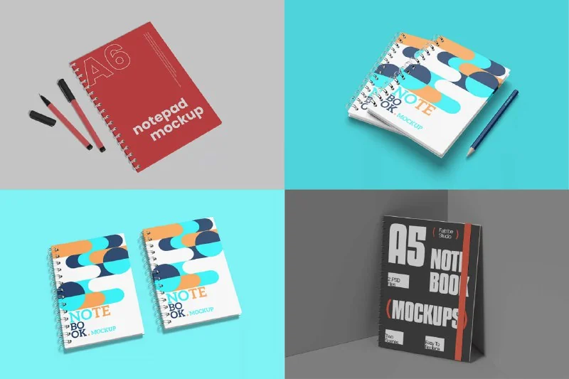 .Notebook Mockups.[14_PSD] — تصویر ۱