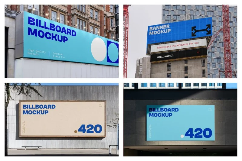 .Billboard Mockup.[6_PSD] — تصویر ۱