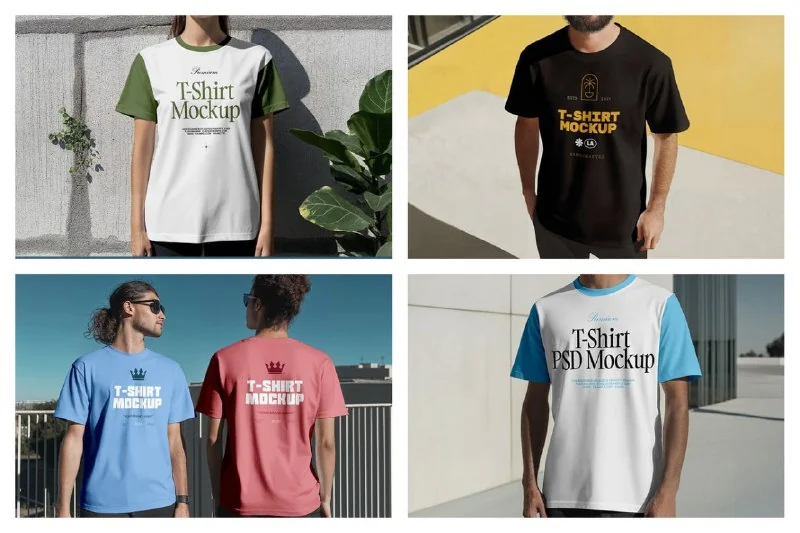 .T-Shirt Mockup.[6_PSD] — تصویر ۱