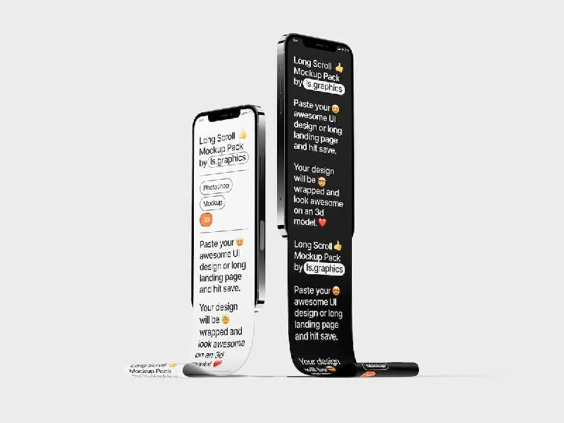Long Scroll Mockups by ls.graphics — تصویر ۸