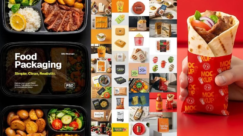 هرچی موکاپ برندسازی غذا بخوای، اینجاست! — تصویر ۱