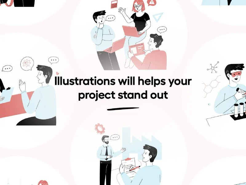 🚀Collegy – College & Education Illustration Set — تصویر ۲