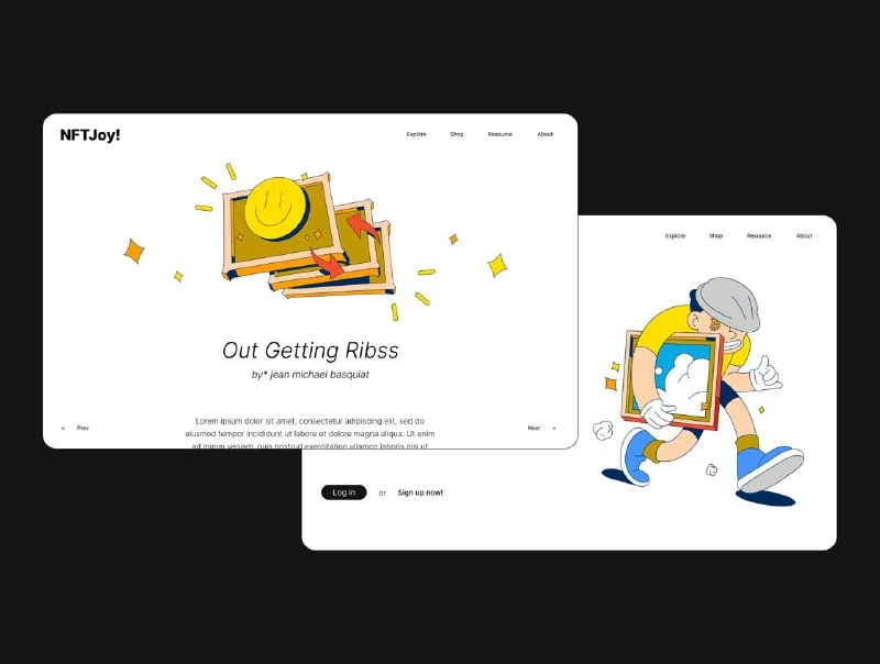 🪙NFTJoy Illustration Set — تصویر ۳