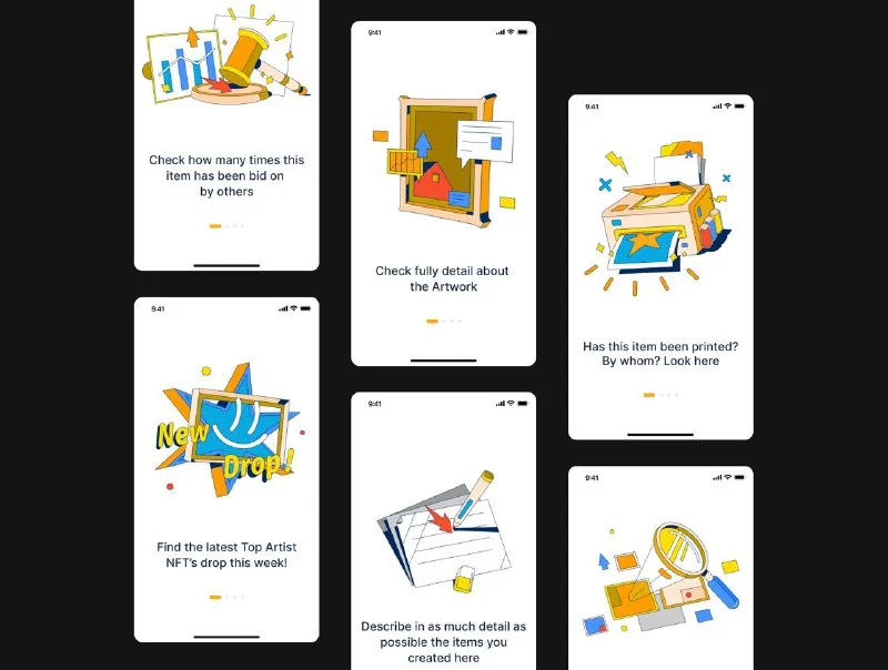 🪙NFTJoy Illustration Set — تصویر ۵