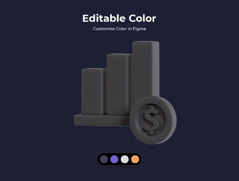 👑20 Finance 3D Icons — تصویر ۴