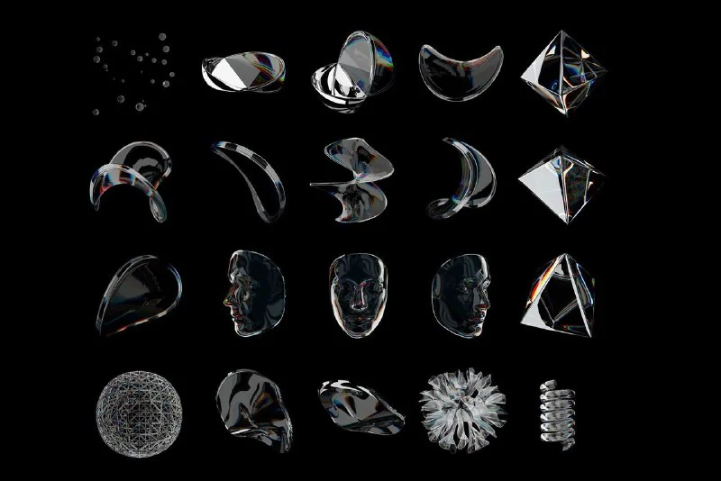 3D-Chromatic-Shapes-Pack — تصویر ۵