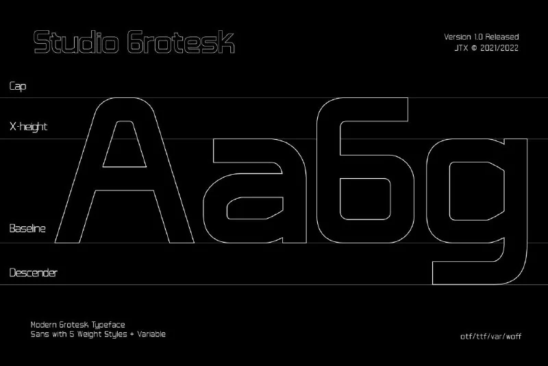 Studio-Grotesk-Modern-Typeface — تصویر ۲