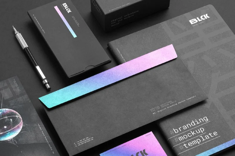 Black Branding mockup — تصویر ۵