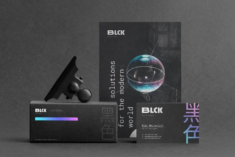 Black Branding mockup — تصویر ۷