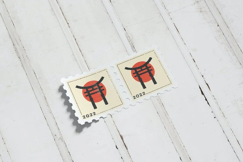 Poatage-Stamps-Mockups — تصویر ۱