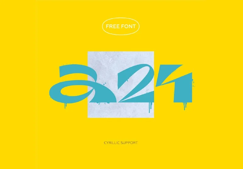 فونت A24 — تصویر ۱