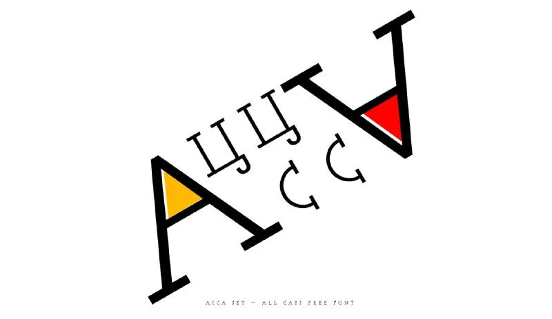 فونت Acca — تصویر ۱