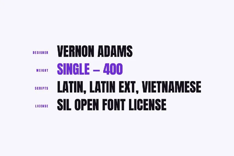 فونت Anton – Free Grotesque Font — تصویر ۳