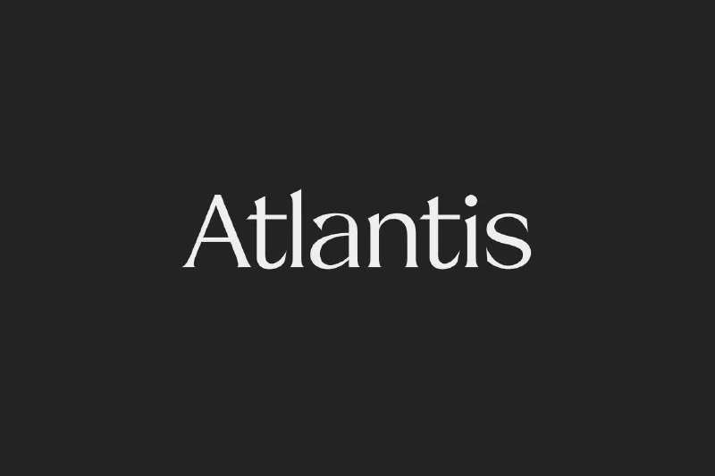 فونت Atlantis — تصویر ۱