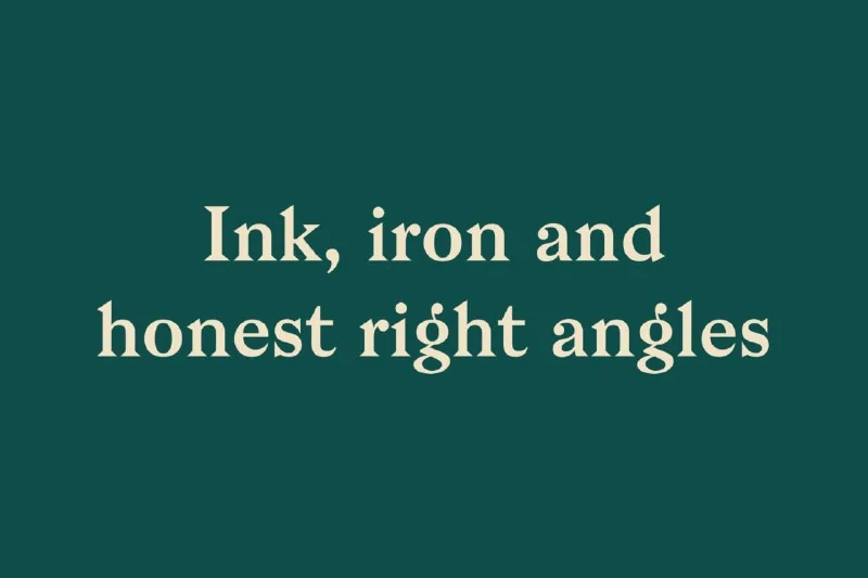 فونت Bagnard Serif — تصویر ۲