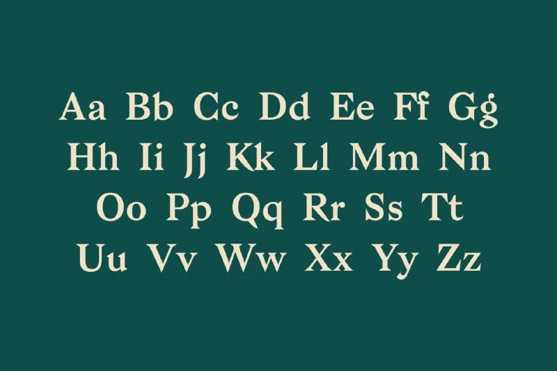 فونت Bagnard Serif — تصویر ۳