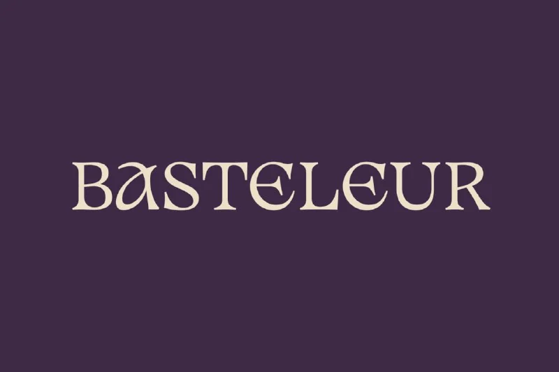فونت Basteleur – Free Old-Style Book Font — تصویر ۱