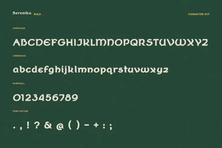 فونت Berenika – Celtic Font Family — تصویر ۴