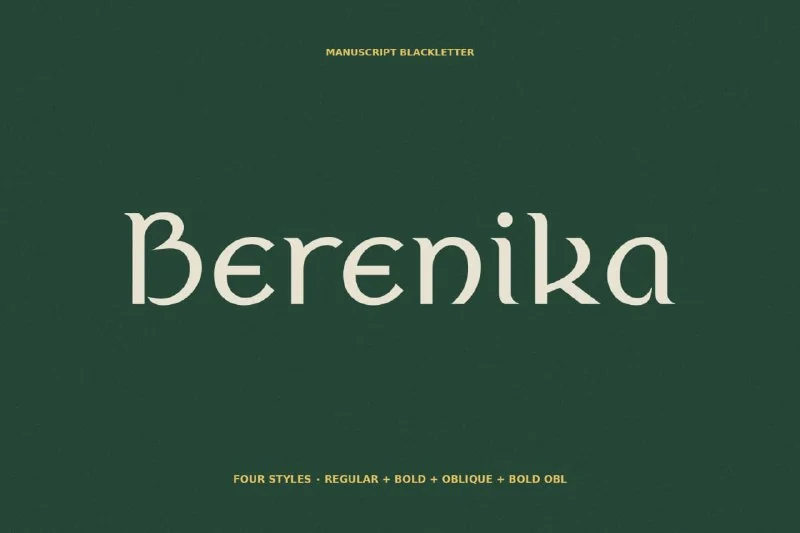 فونت Berenika – Celtic Font Family — تصویر ۱