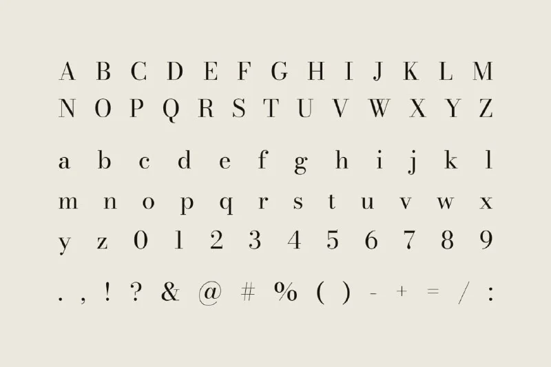 فونت Bodoni Moda – Free Modern Serif — تصویر ۳